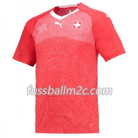 Fußballtrikots Schweiz Heim Trikotsatz WM 2018